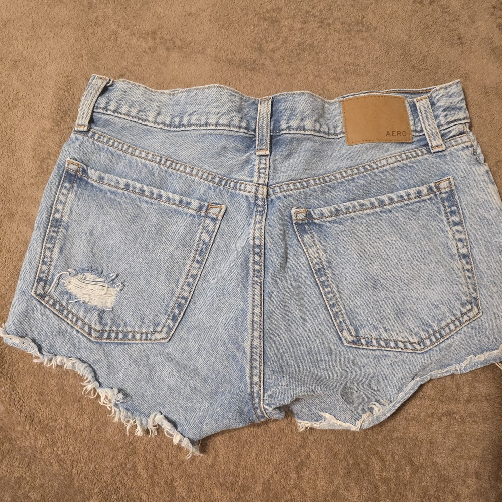 Distressed Denim Shorts - Picture 2 of 2